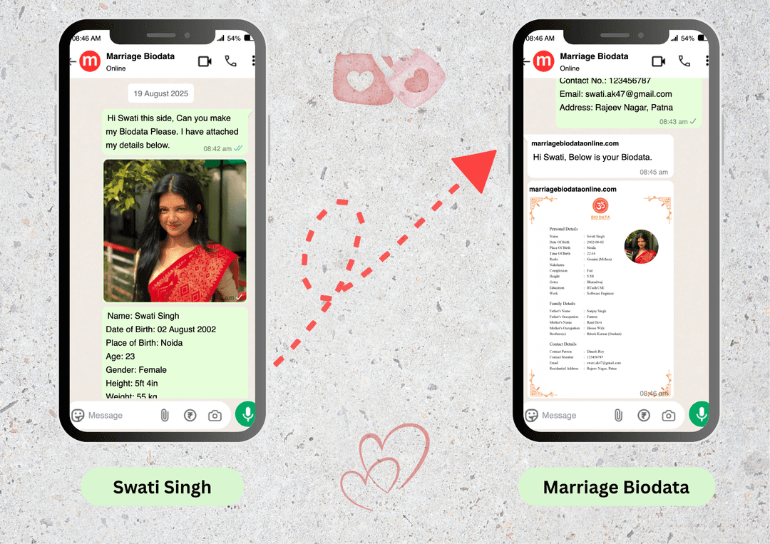 Marriage biodata online