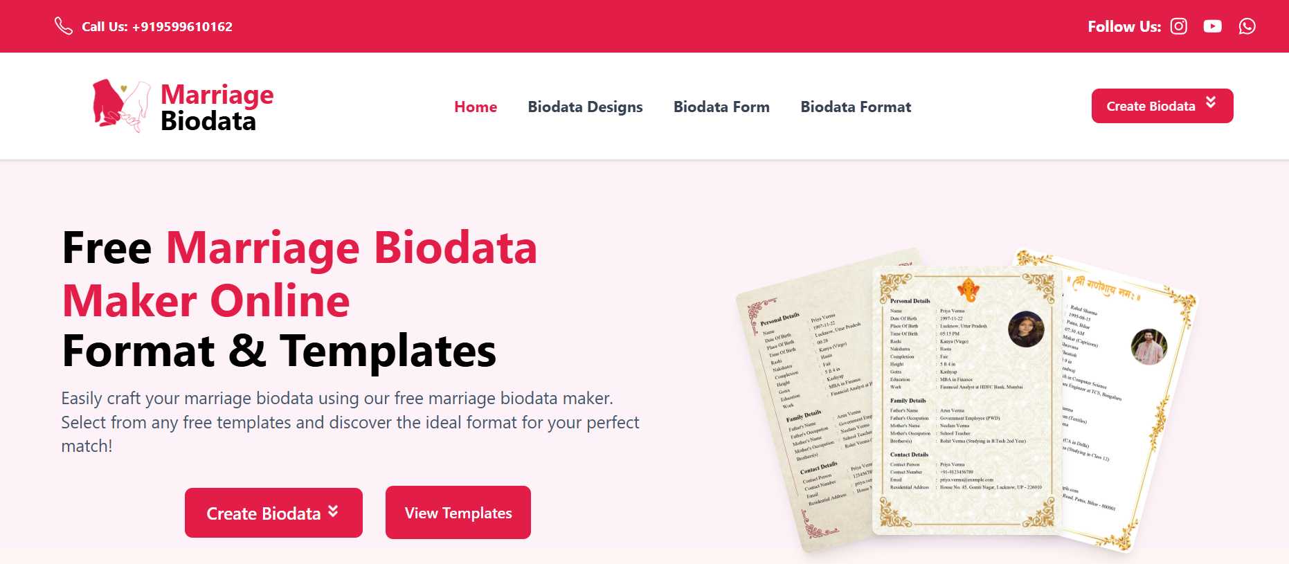 how to make marriage biodata